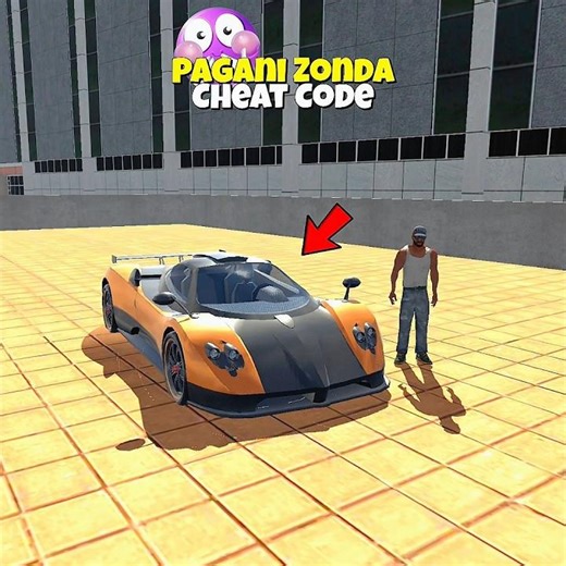Pagani Zonda Car Secret Cheat Code 😲 Indian Bikes Driving 3d || #shorts