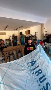 Introducing the future of kitesurfing ⚡️�This is our new Airush kite, built with H2 material on the leading edge and struts — ultra-light, ultra-responsive. We’ve taken a standard 160g construction and dropped it to just 80g.�Less weight = faster response, better drift, and next-level performance on the water. And that’s not all 👀�Thanks to our new Ultra Bond technology, the leading edge is fully sealed using heat welding. 👉 The first kite on the market with a welded, temperature-sealed leadin