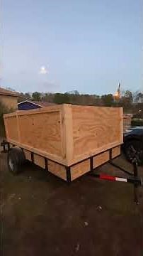 Part 1 Transforming My Utility Trailer Into a Dump Trailer! Full Build & Transformation”