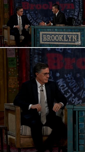 Colbert joins Kimmel for first interview after cancellation announcement