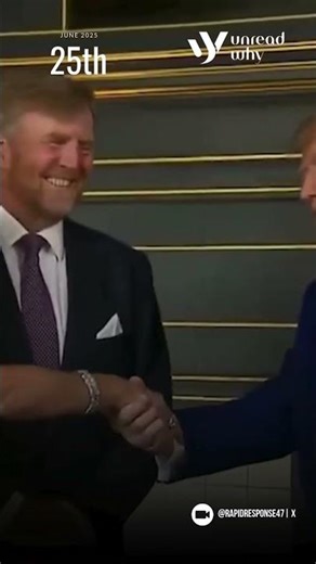 Diplomatic Dance: Trump vs. King Willem-Alexander's Epic Handshake at NATO Summit