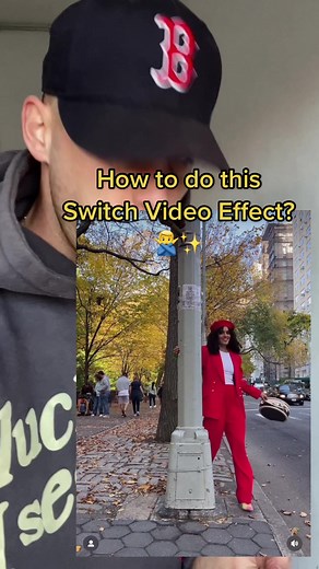 This is how to do a crazy switch outfit video effect 🎥✨ #video #edit #idea #tiktok #iphone #foryou
