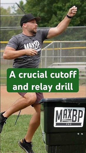 The best cutoff drill for infielders #reactiontraining #maxbp #baseballcoaching