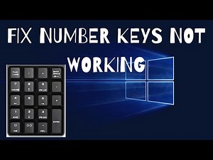How to fix Number Lock keys not working on Windows 10 | Number Lock Not Working On Keyboard