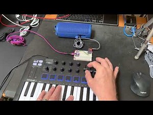 CircuitPython MIDI synth w/ new synthio.Note API makes fat sounds!