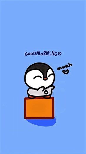 Penwing opens a mysterious box🤯😂#new #animation #penguin #funny