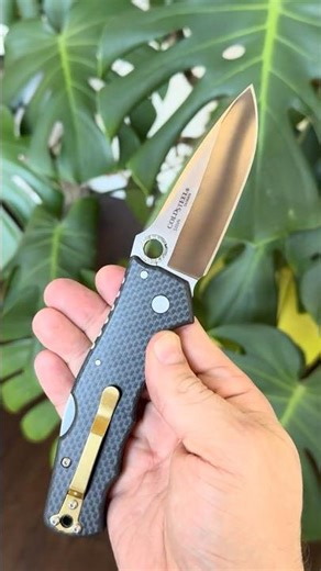 Cold Steel Goldeneye Elite Hollow Ground S35VN Carbon Fiber TriAd Lock Lynn Thompson Demko #edc