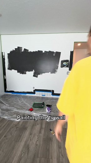Painting Ideas for TV Wall Accent