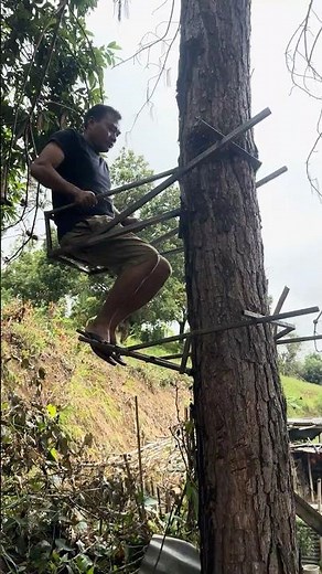 Tree climbing home made equipment