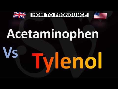 How to Pronounce Acetaminophen and Tylenol (CORRECTLY!)