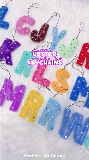Fuzzy Wire Letter Keychains 🍃 #arts #artshorts #fuzzywire #fuzzywire #fuzzywirecrafts