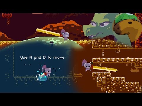 Deepest Sword (PC-Free) - Longplay Game Sample [Platformer]