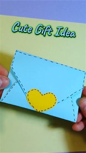 Cute Envelope Gift Idea #papercraft #diy
