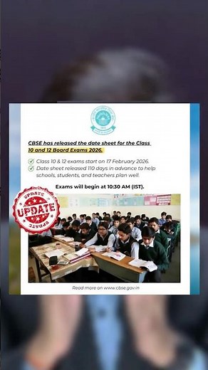 📢 CBSE Class 12 Date Sheet 2025 Out! | Commerce, Science & Arts | CYCONCEPT