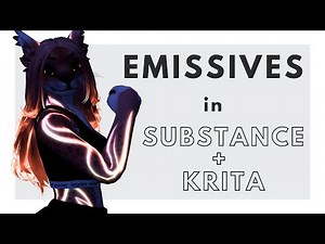Emissions For VRChat - Substance Painter and Krita/Photoshop
