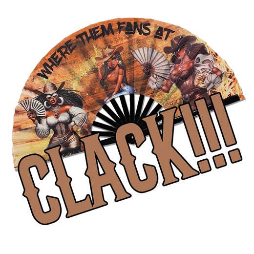 Where Them Fans at Clack Fan, Line Dance Fans, Boots on the Ground Hand Fan, Rave Fan, Western Cowgirl Fan, Large Festival Folding Fan,26 In - Etsy
