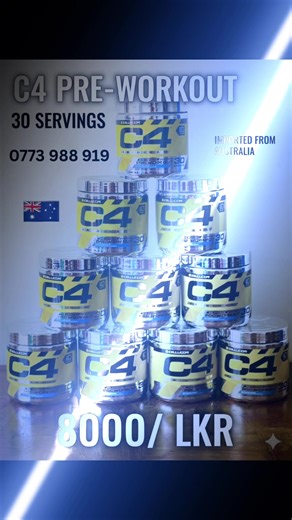 C4 Pre workout supplement from 🇦🇺🦘#viral #tiktok #