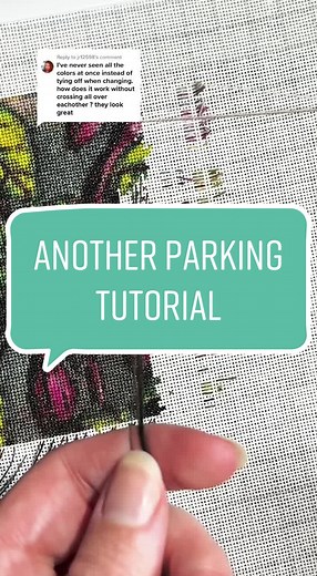 Creative Atomic Heart Cross Stitch Tutorial with Knotless Start