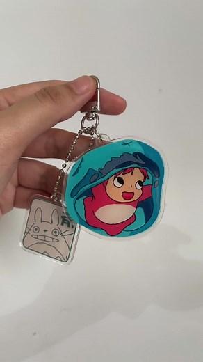 keychain acrylic ghibli #ghibliedit #ghiblistudios #ghiblimovie #ghibliedit #ghiblivibes #ponyo