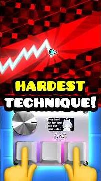 The HARDEST Technique In Geometry Dash 😲 (Alternate Spamming)