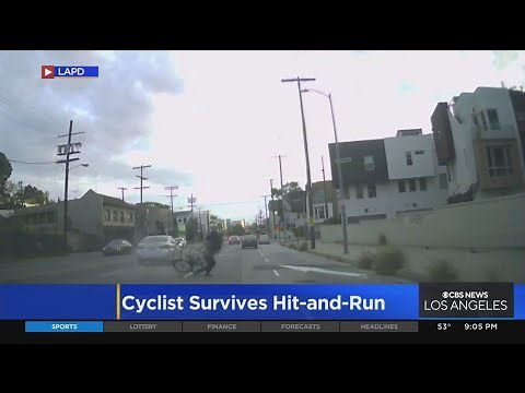 Caught On Video: Cyclist Rear Ended By Vehicle In Felony Hit-And-Run