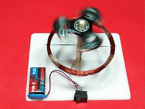 How To Make High Power Motor With Fidget Spinner Magnet Battery And Copper Wire DIY Project Exhibiti
