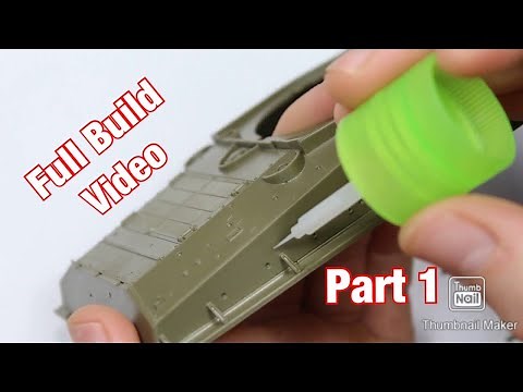 Tamiya 1/35 M4A3E8 ‘Easy Eight’ Sherman Tank, Full Build, Part 1