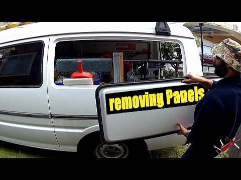 🚐Window Panel removal tutorial - Ford / Mazda E2000 van