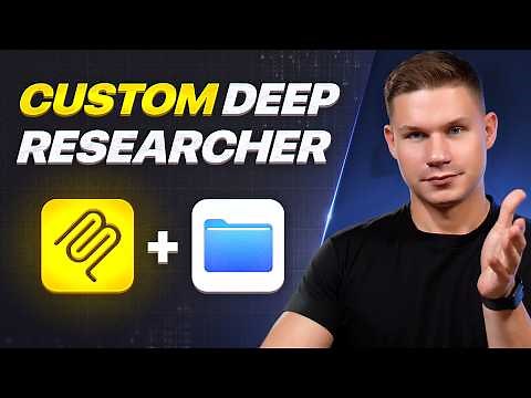 How to Build Custom Deep Research Agents (Better than OpenAI)