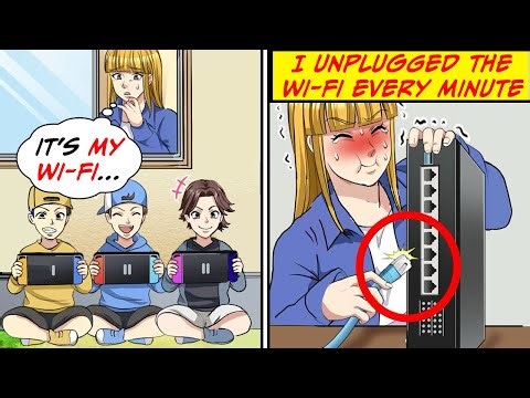 Someone was using my wi-fi to play online games in my backyard, so I cut the connection every minute