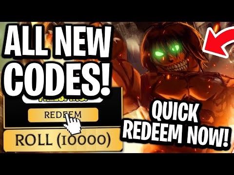 *NEW* ALL CODES IN ATTACK ON TITAN REVOLUTION ROBLOX (REDEEM THESE CODES NOW!) - Full Guide