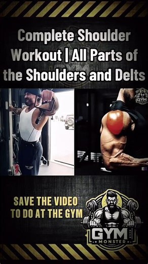Complete Shoulder Workout 💥 | Build All 3 Heads of Delts (Front, Side, Rear) 🔥#Shoulder&DeltsWorkout