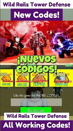 Nuevos códigos de Wild Rails Tower Defense: Todos los códigos nuevos para Wild Rails Tower Defense