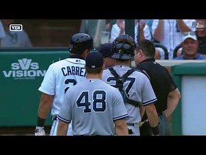 MLB | Miguel Cabrera vs. Austin Romine Tigers-Yankee Brawl