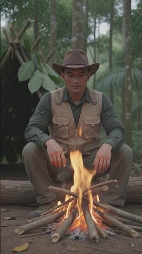 24 Hours Jungle Survival 🌿 | Building Shelter, Finding Food & Living Off the Wild