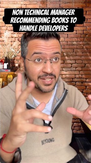 😂 Non technical Manager recommending Books to handle Developers #corporate #tech #funny #comedy