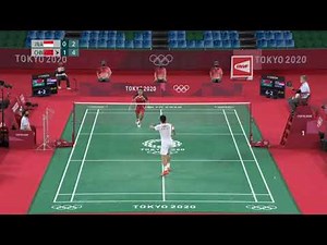 CHEN LONG VS ANTHONY S GINTING (SEMI FINAL MEN'S SINGLES OLIMPIC TOKYO)