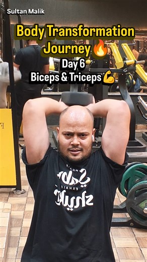 My Body Transformation Journey🔥Day 6 | Biceps & Triceps Workout for Beginners