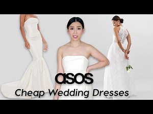 Trying on Cheap Wedding Dresses from ASOS - it was not what I expected 😳
