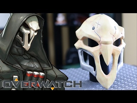 3D Printed OVERWATCH REAPER Mask From Start to Finish - How To Make