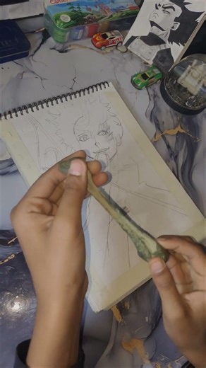 Gojo satoru drawing❤️‍🔥part 2 ❤️#art #gojosatorudrawing #shortsfeed #shorts