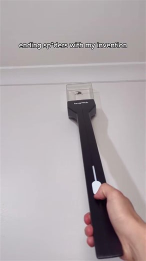 I made this tool to move spiders outside ❤️ #shorts #spider