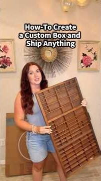 How to Create a Custom Shipping Box for literally ANYTHING