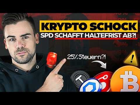They want your Bitcoin! | SPD launches another tax madness!