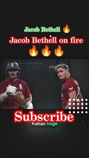 Jacob Bethell first century in T-20 World Cup|Cricket world cup#cricket #jacobbethell #cricketlovers