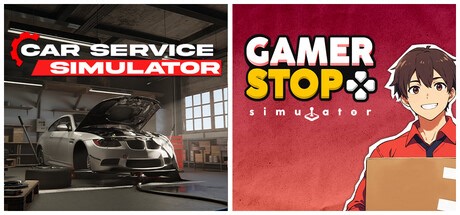 Steamで31% OFF：Gamer Stop Simulator with Car Service Simulator