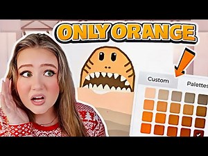 I Can Only Use *ONE COLOUR* In SPEED DRAW... Will I WIN?! (I DID)