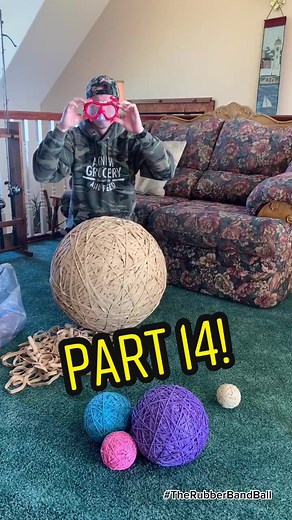 Building a 500lb Rubber Band Ball: Part 14