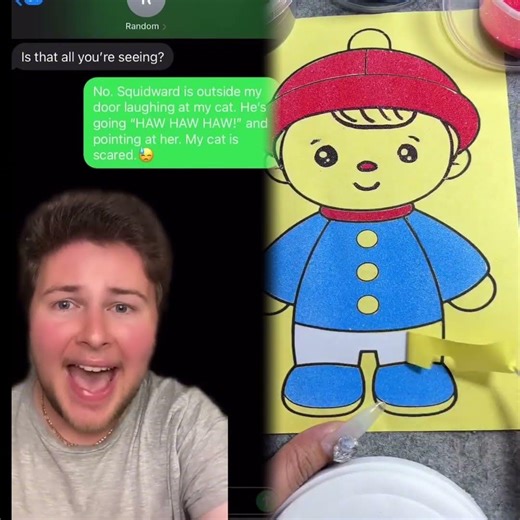 SPONGEBOB IN MY ROOM!!!😱😱 *Texting Random Numbers* #shorts