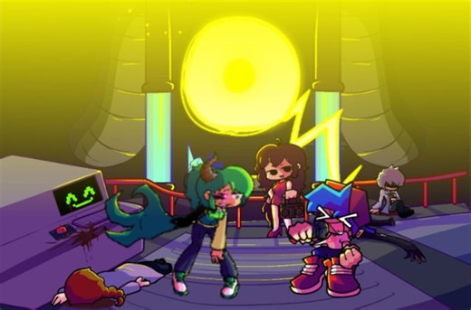 伴随着仪器的失控...人们的尖叫声超来越大...！FNF 节奏革命 V1 单曲:"Overload-Reactor"手打演示！